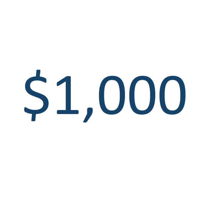 Cupón de regalo de $1000 mxn